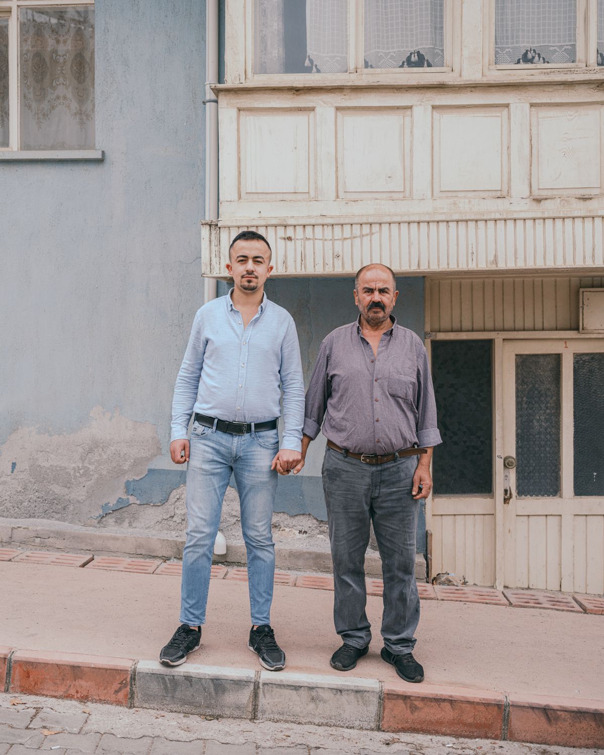 Father and son portrait, Altınyayla, Turkey, 2022