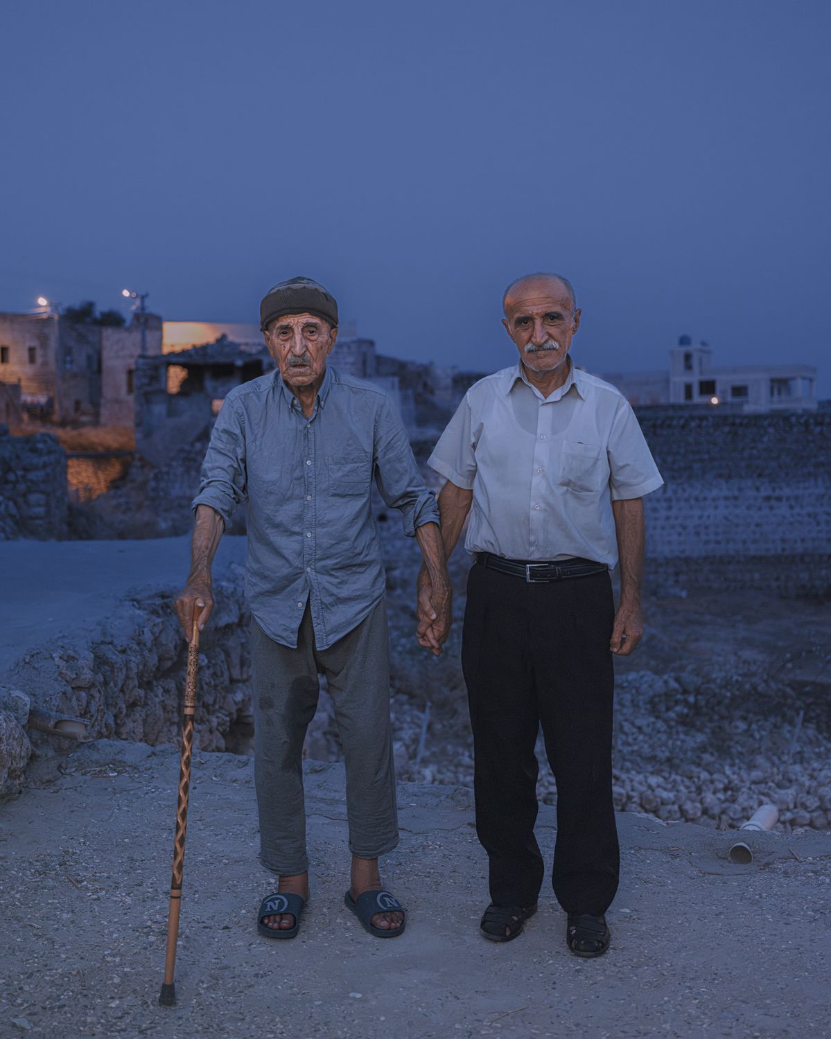 Father and son portrait, Doğançai, Turkey, 2023