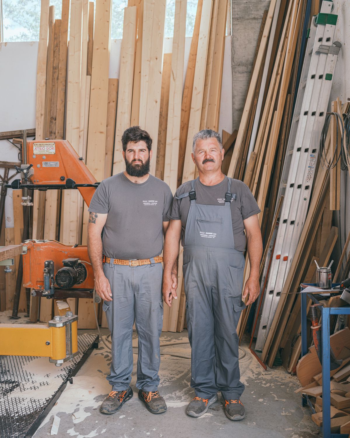 Father and son portrait, Monte San Savino, Italy, 2024